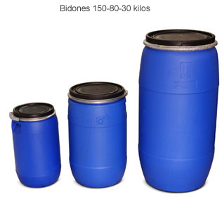 Bidones 150-80-30 kilos